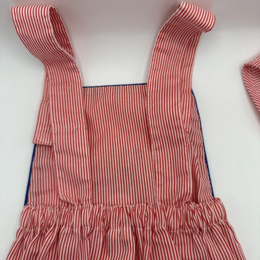Vintage Cuties by Judy Baseball Bat Mitt Baby  Romper with Hat 0-6 Months